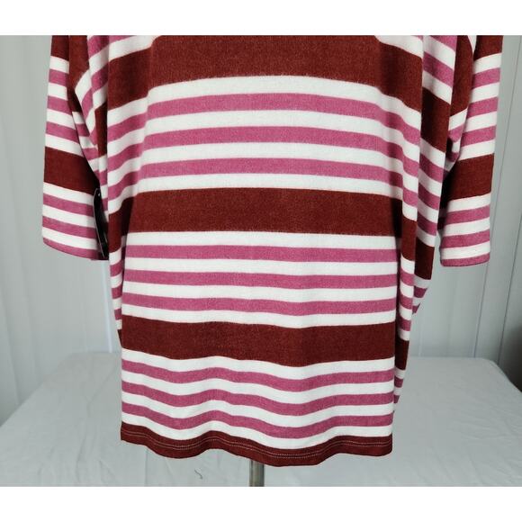 Torrid Top Relaxed Fit Super Soft Plush V-Neck Drop Shoulder Pink Size 2X New - Picture 9 of 14